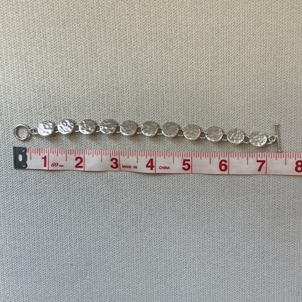 Silpada Silver Hammered Bracelet